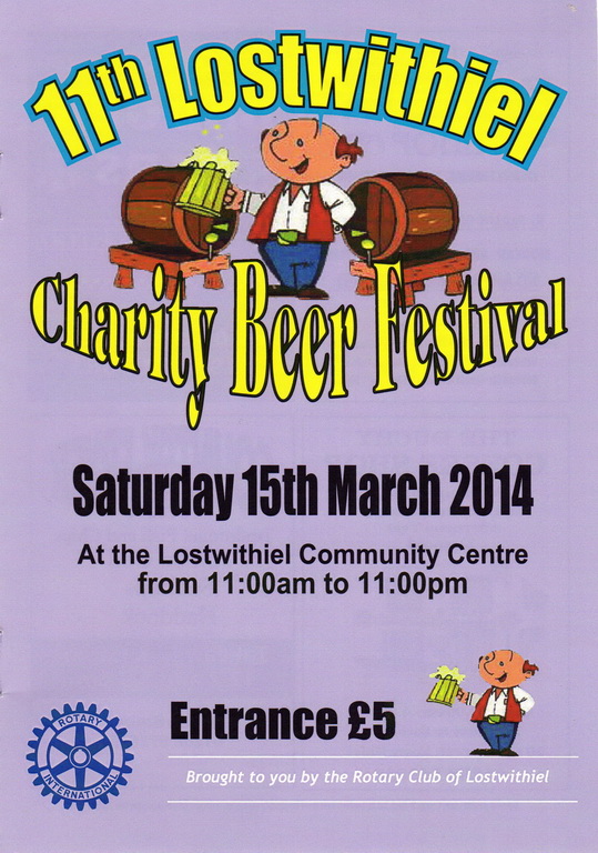 2014 (11th) Beer Festival Programme Page 01